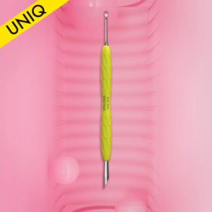 Repousse-ongles Staleks PRO Gummy UNIQ 11 TYPE 2 – Manche Silicone Jaune