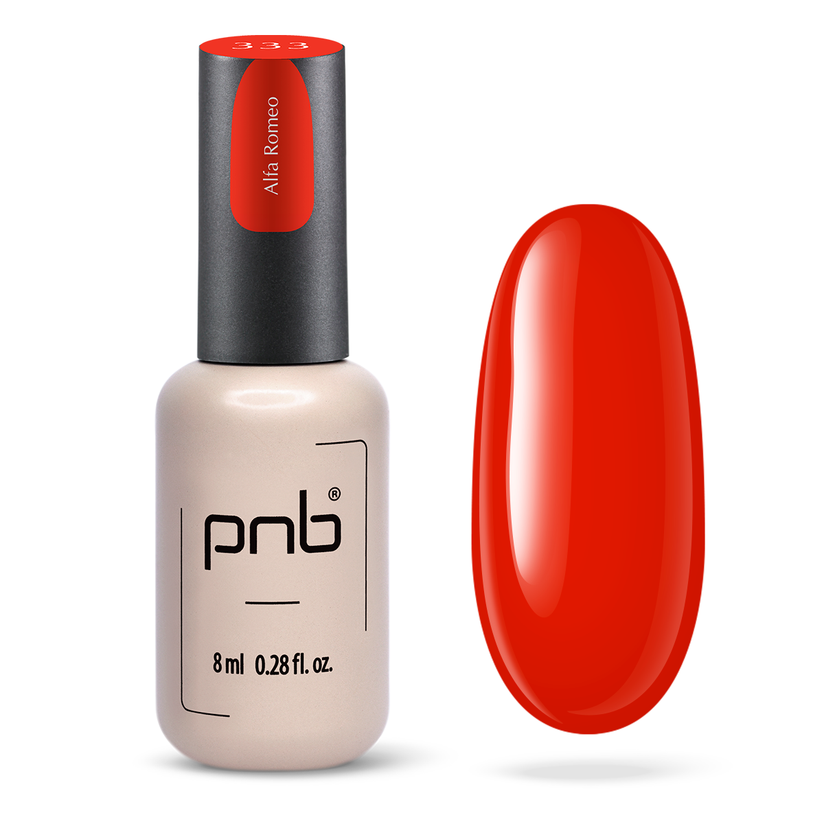 Vernis gel PNB No. 333 Alfa Romeo 8ml