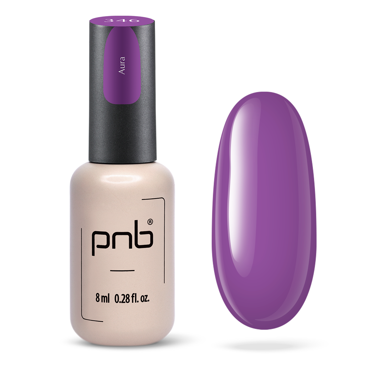 Vernis gel PNB No. 346 Aura 8ml