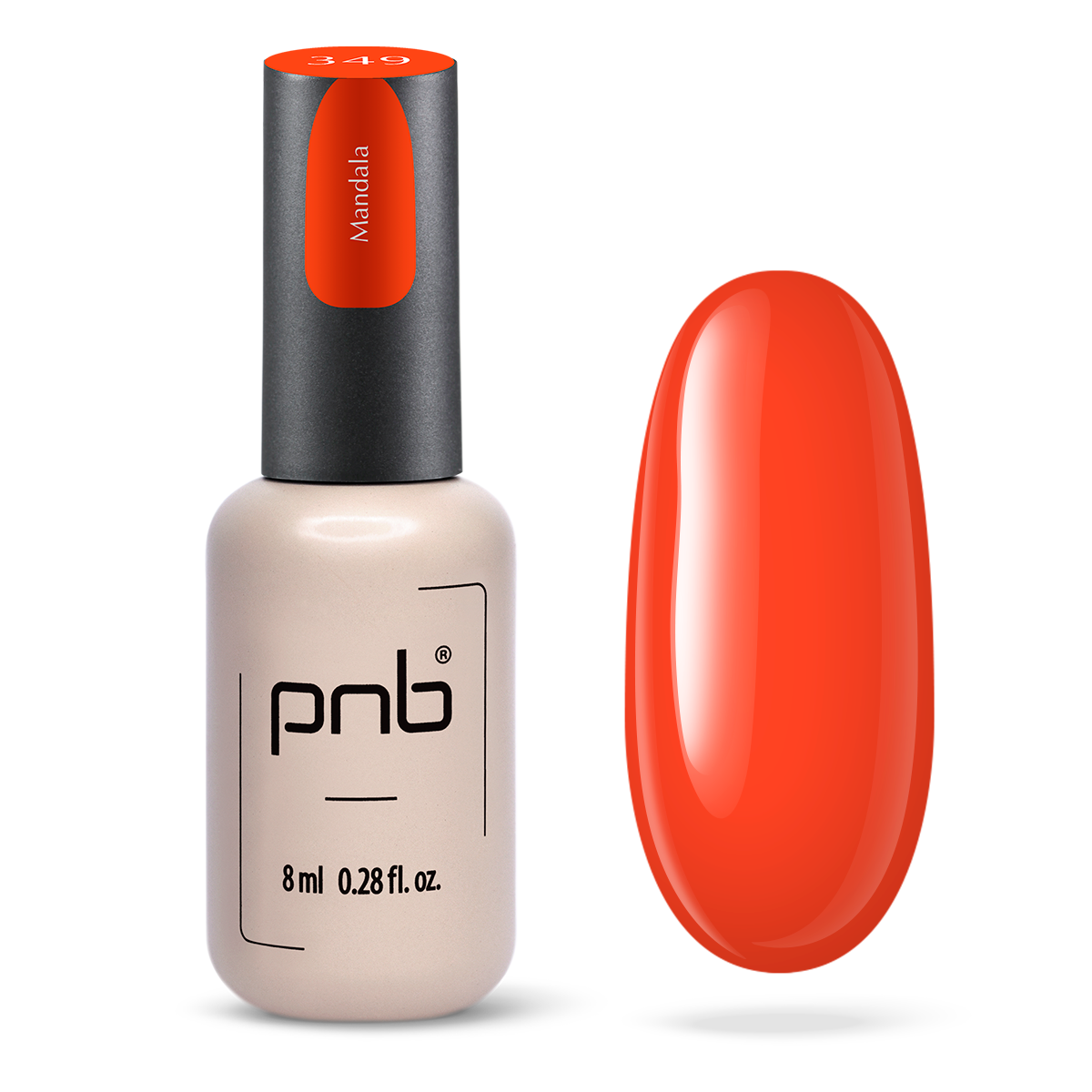 Vernis gel PNB No. 349 Mandala 8ml