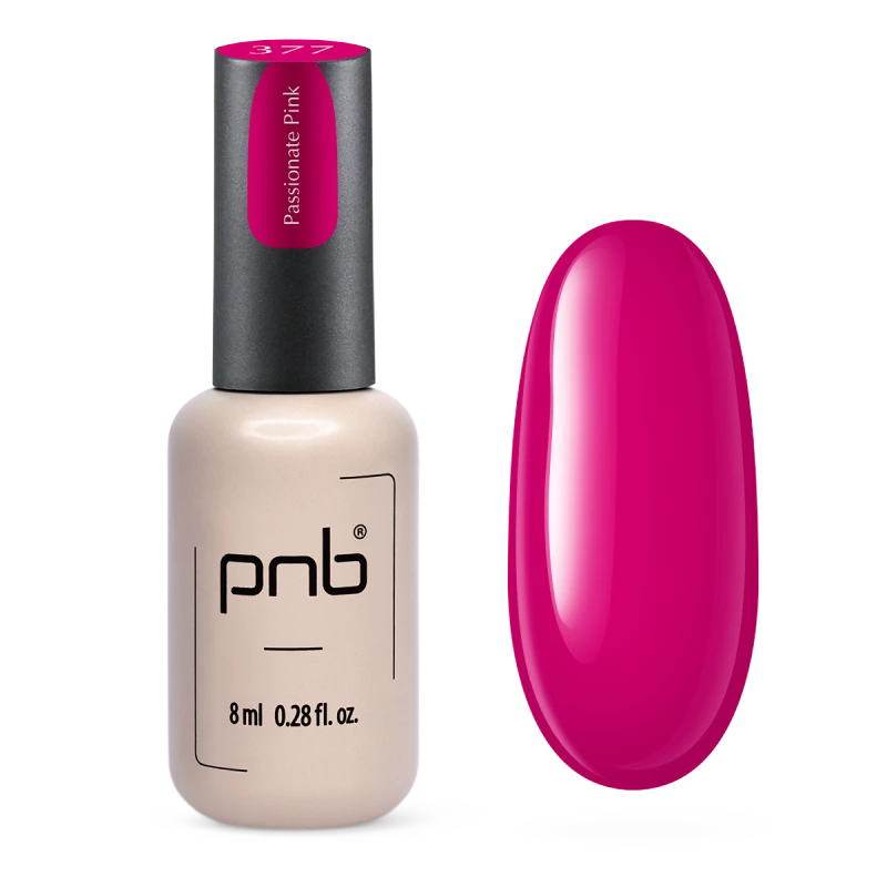 Vernis gel PNB No. 377 Passionate Pink 8ml
