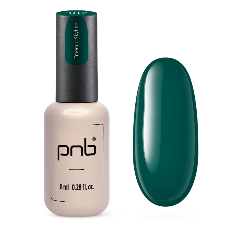 Vernis gel PNB No. 387 Emerald Skyline 8ml