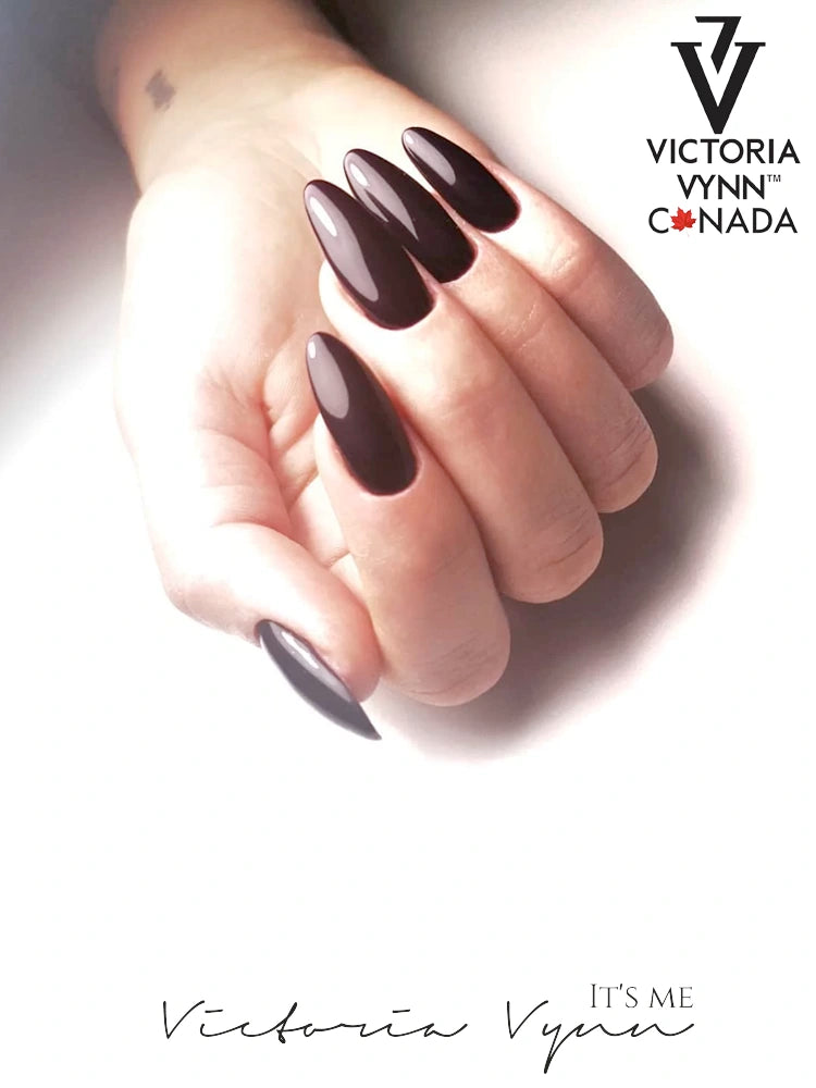 Vernis gel hybride crémeux pur n° 062 Black Tulip