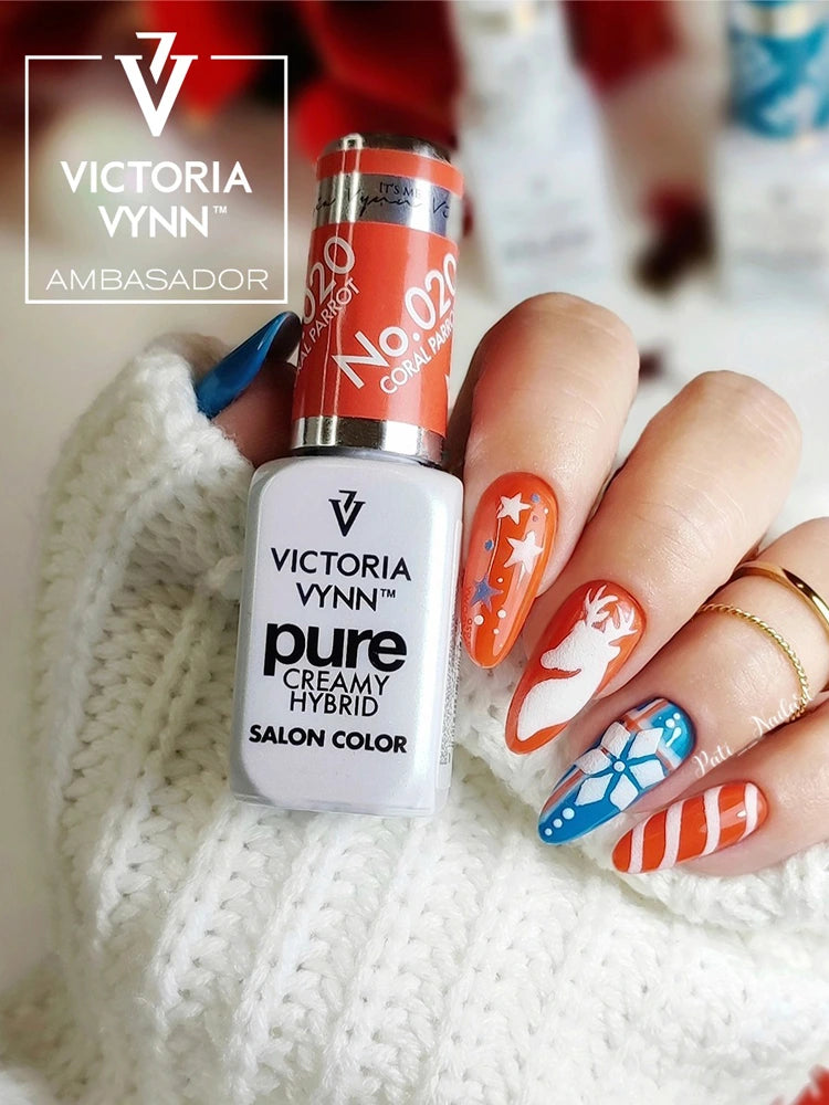 Pure No. 020 Coral Parrot Creamy Hybrid Gel Polish