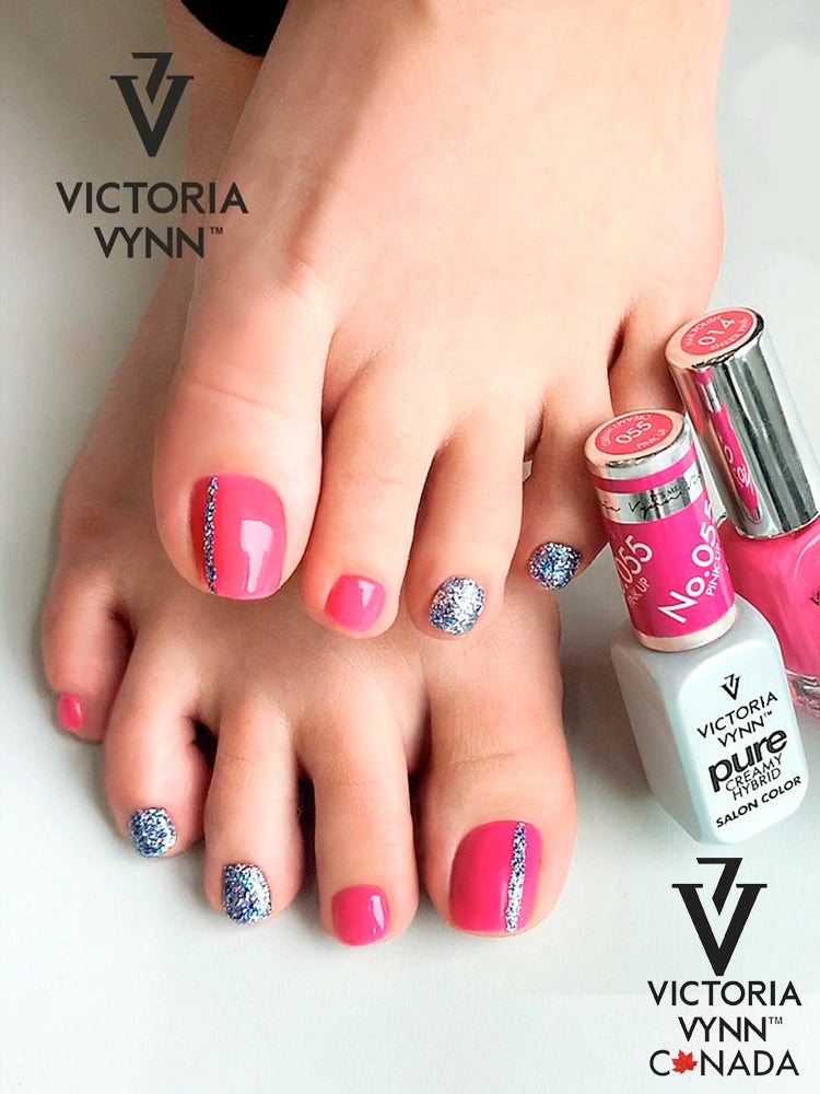 Lot de 2 vernis gel Victoria VYNN 1055 + vernis à ongles iQ 14