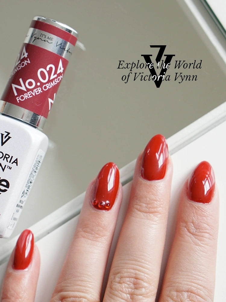 Pure No. 024 Forever Crims Creamy Hybrid Gel Polish