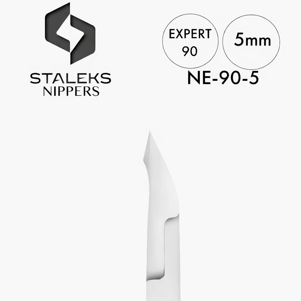 Pince à cuticules STALEKS PRO Expert 90 – 5 mm