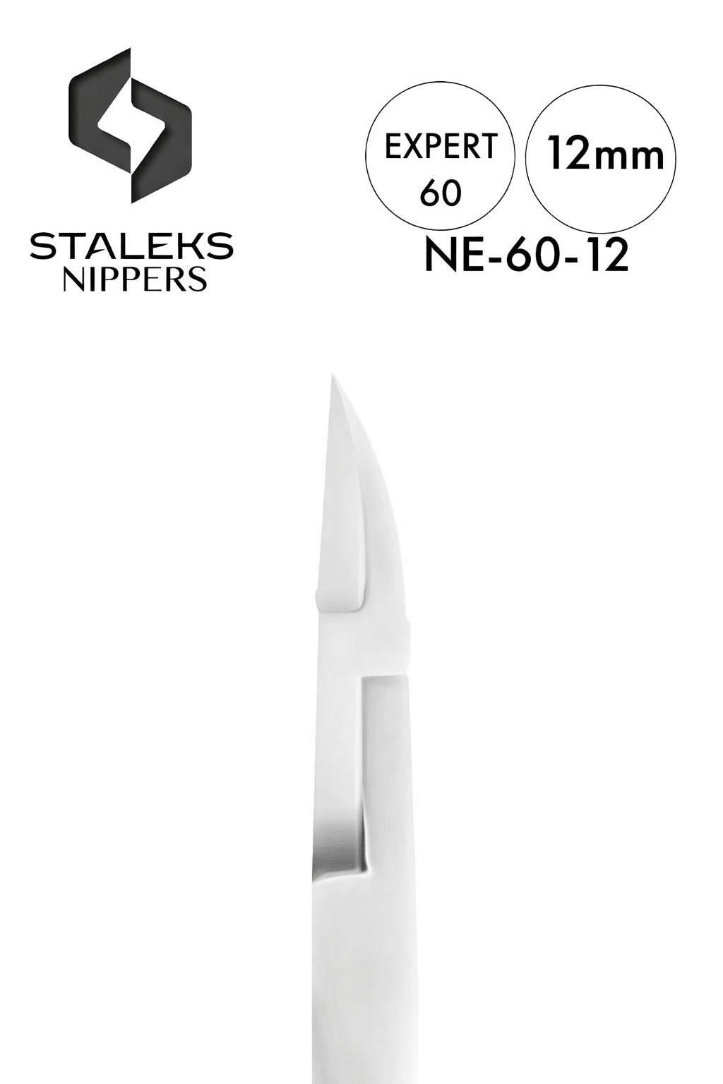 Pince à cuticules STALEKS PRO Expert 60 – 12 mm