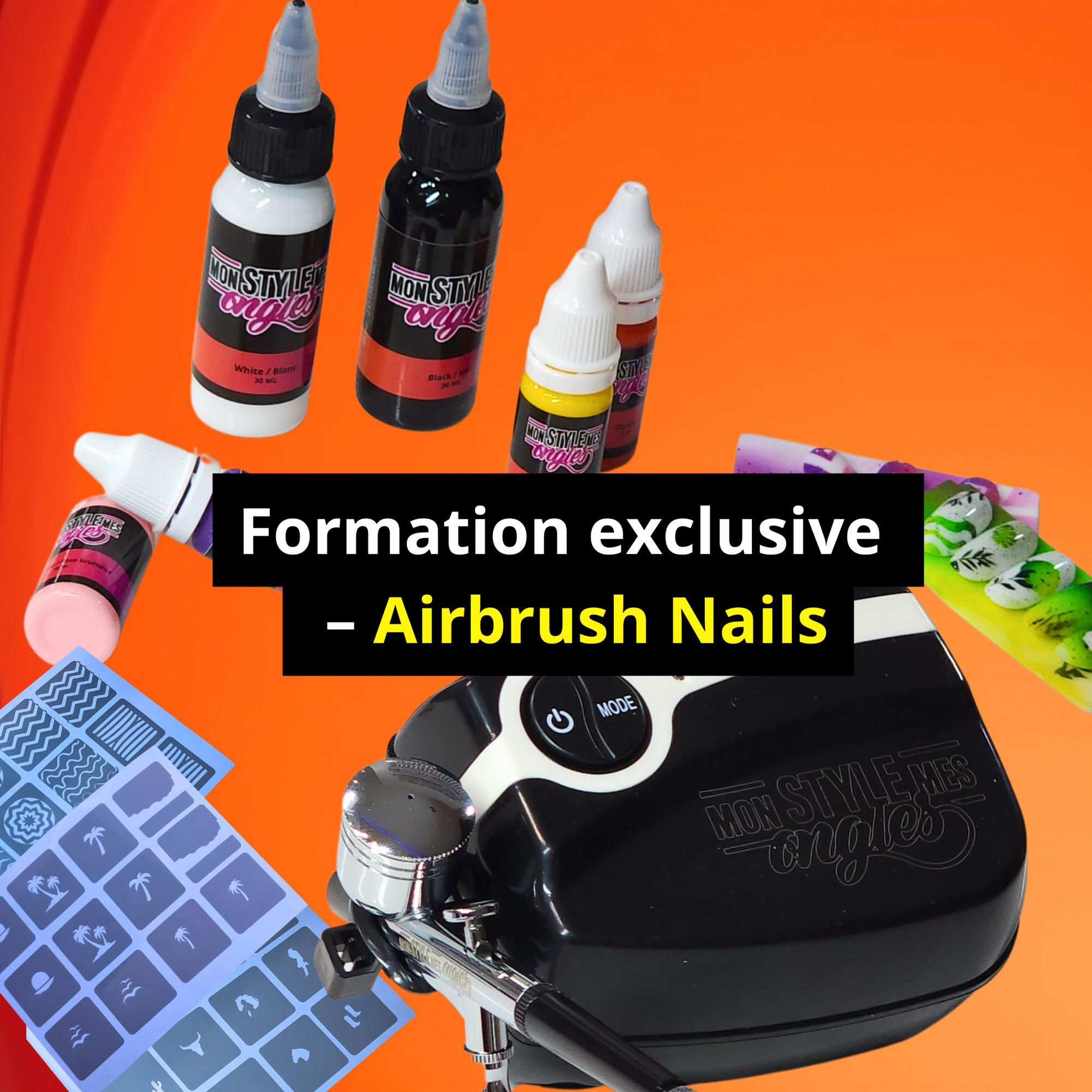 Formation Airbrush Niveau 1 – Maîtrise complète + 15 modèles | MSMO