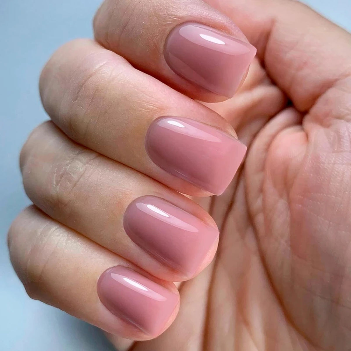 Manucure Strong Gel PNB 012 Royal Rose – ongles rose poudré brillants professionnels | Mon Style Mes Ongles Québec