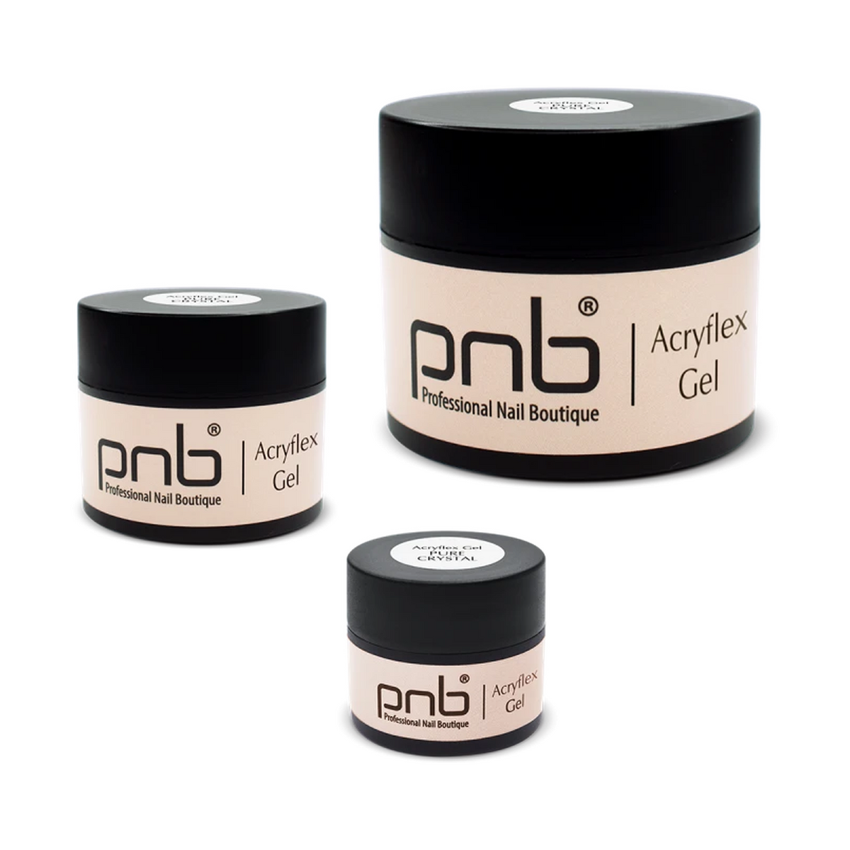 Acrylex  / acrygel Gel PNB en trois formats – gel professionnel pour construction des ongles | Mon Style Mes Ongles Québec