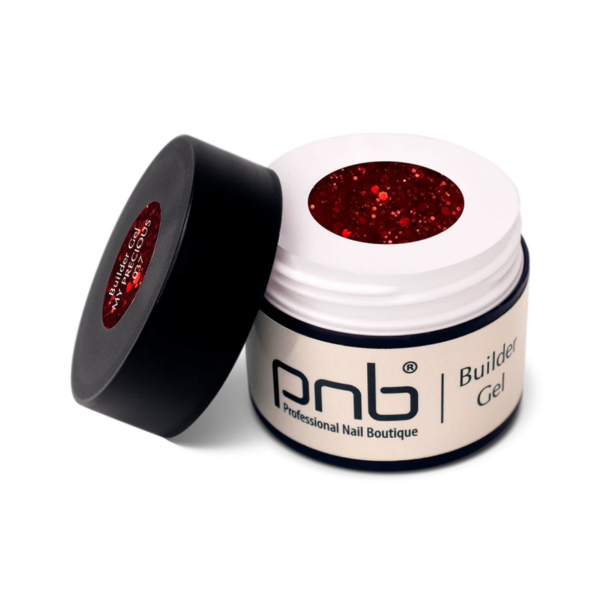 Gel de modelisme Builder Gel rouge PNB 037 My Precious (15 ml), mon style mes ongles