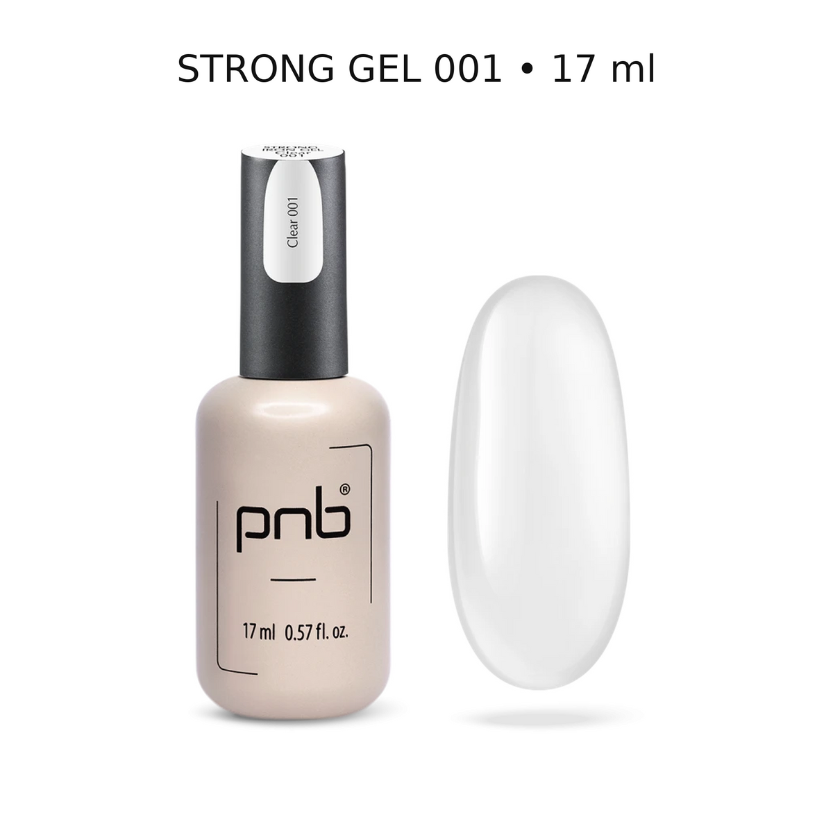 Strong Liquid Gel PNB UV/LED n° 001 Clear – 17 ml