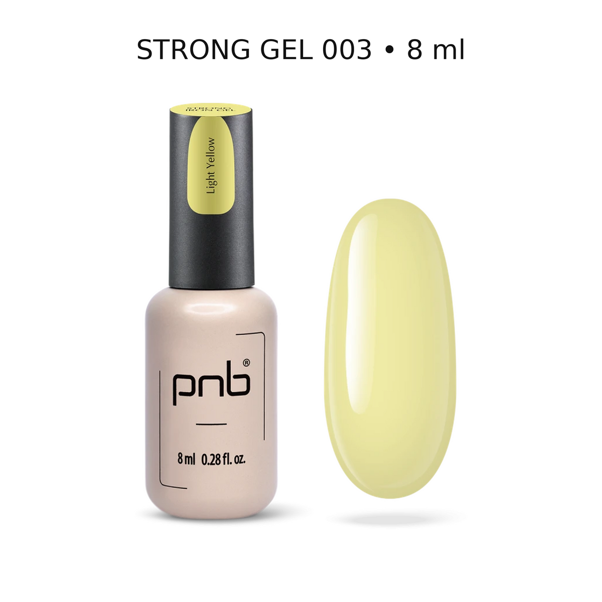 Strong Liquid Gel PNB n° 003 Light Yellow – 8 ml