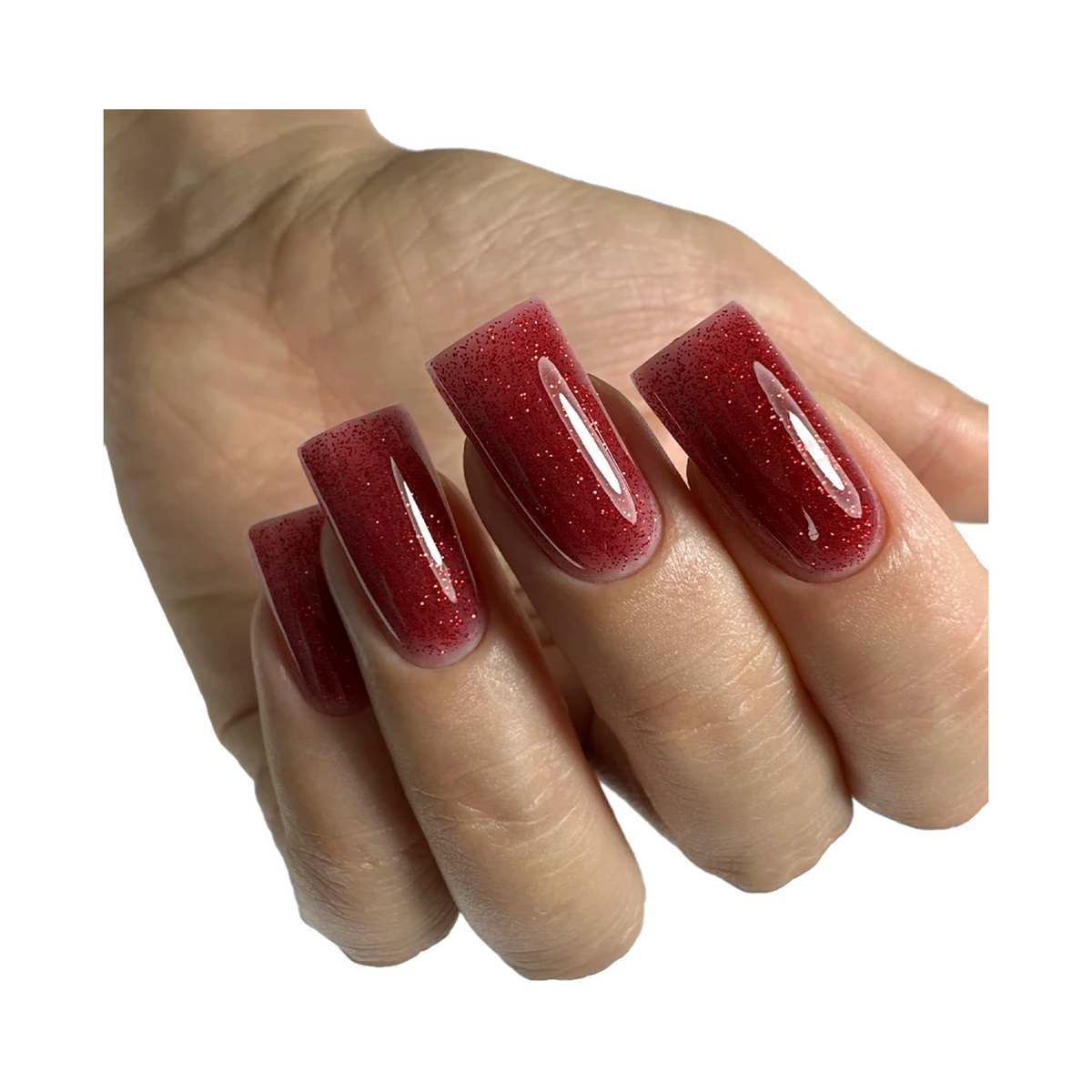 builder gel rouge glitter bordeaus, pnb, 15 ml, nail boutique, mon style mes ongles