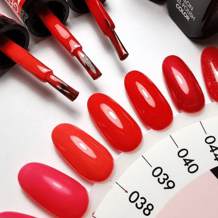 vernis gel rouge a quebec