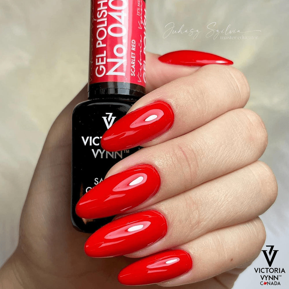 Salon Gel polish n°040 Scarlet Red