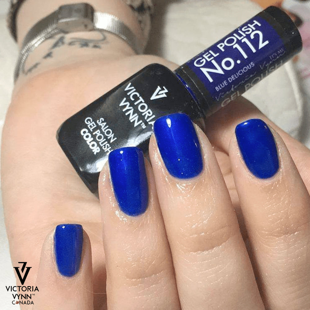 Salon Gel Polish n° 112 Blue Delicious