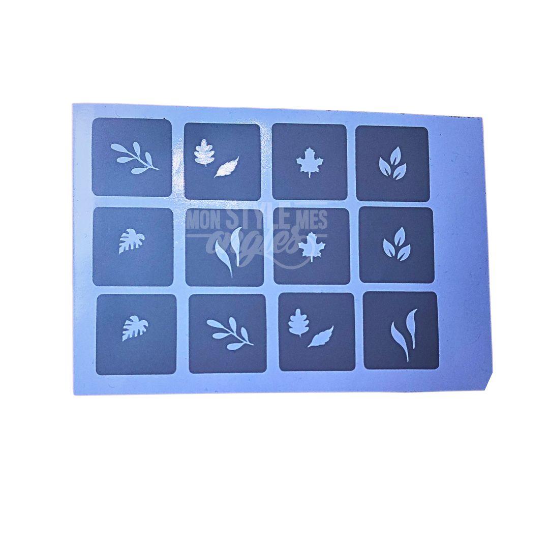 feuille pour nails art sur ongles