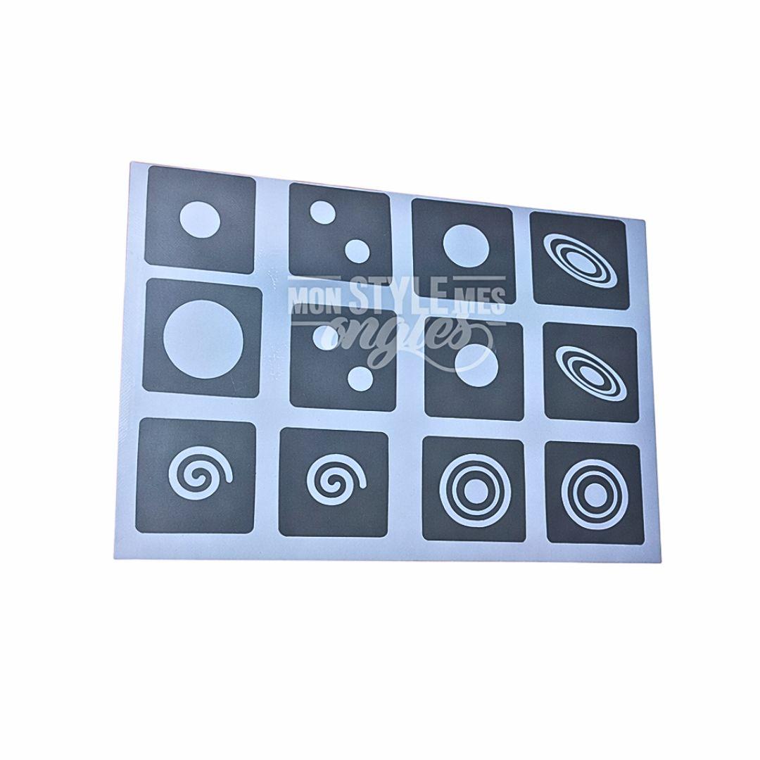 aerographe nails art rond pour ongles