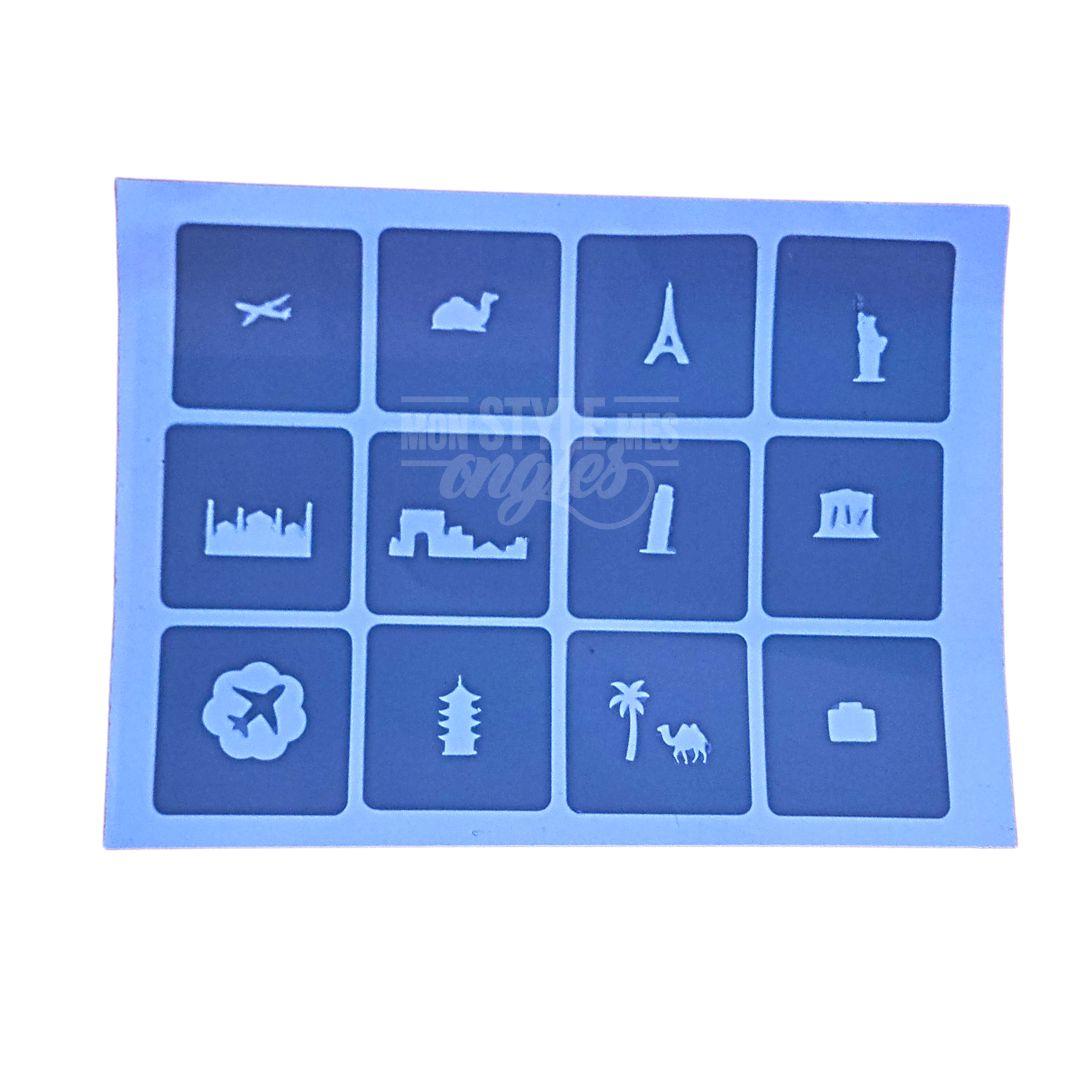tour eiffel palmier pour ongles