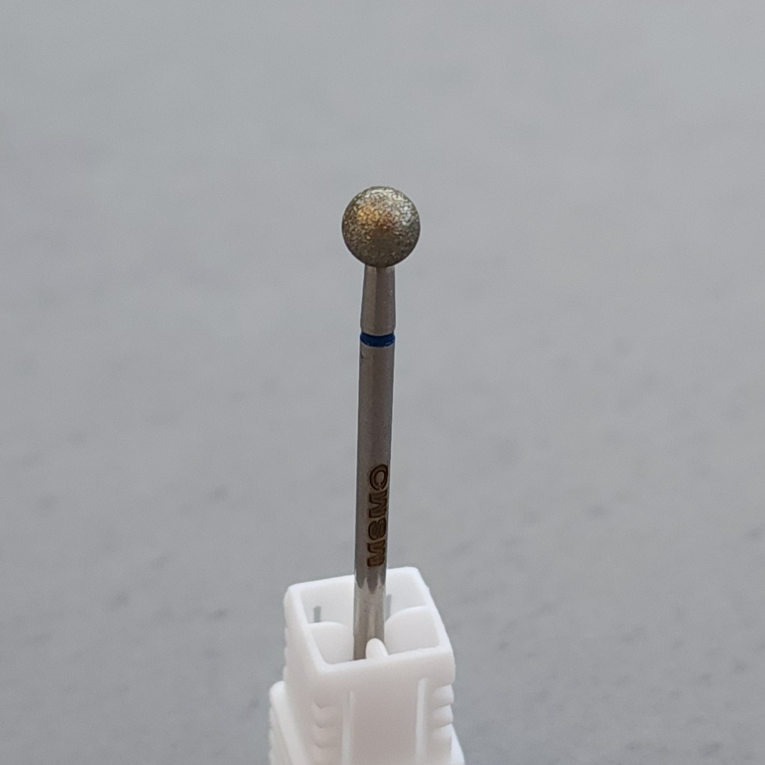 Embout boule bleu 5.0 – nettoyage cuticule et finition précise | MSMO