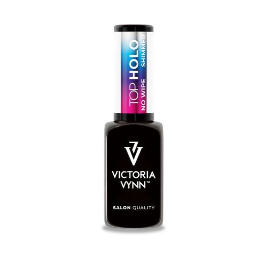Top Coat No Wipe Shimmer Holo Victoria Vynn 8 ml – Gel de finition professionnel holographique sans résidu collant pour vernis gel, gel UV et acrygel | Mon Style Mes Ongles