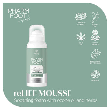 Pharm Foot reLIEF MOUSSE 105ml - soins pieds