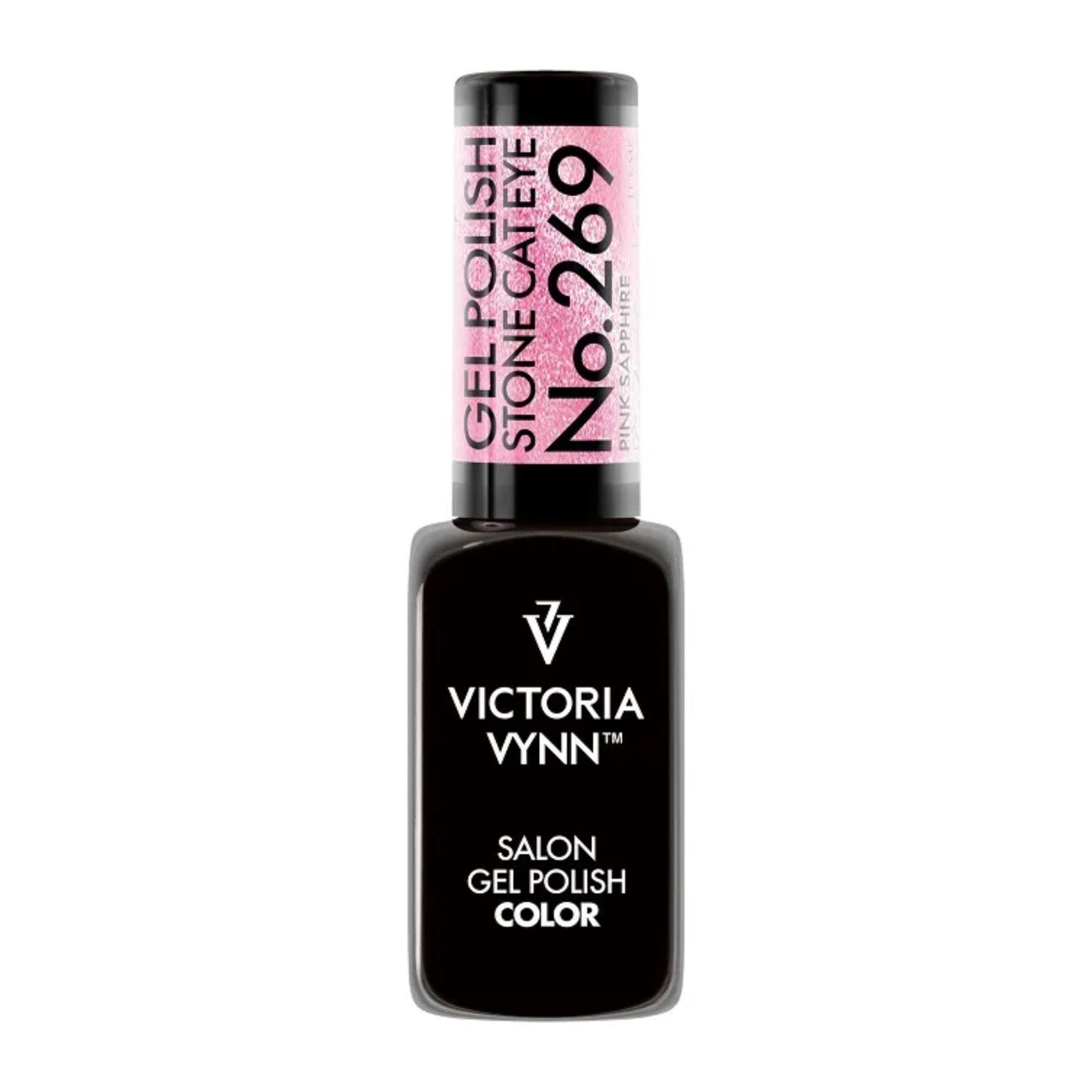 vernis gel rose cat eyes quebec