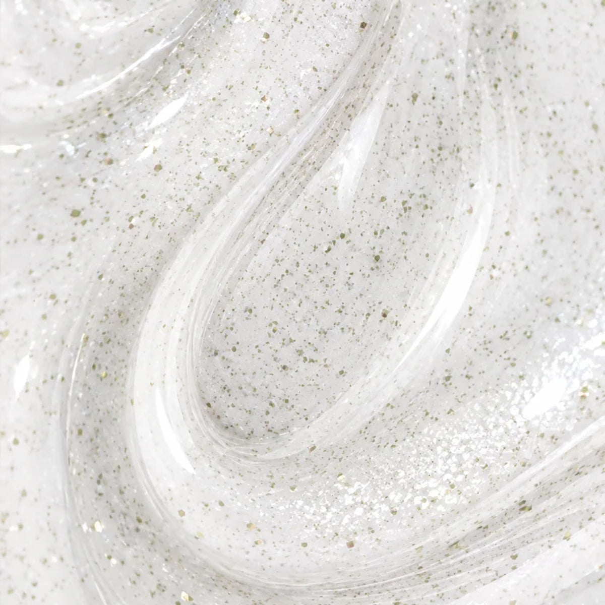 texture de vernis gel Victoria Vynn no 475 Bellini Bianco, blanc scintillant