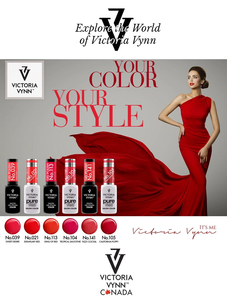 Pure Creamy Hybrid Gel Polish No. 021 Exemplary Red