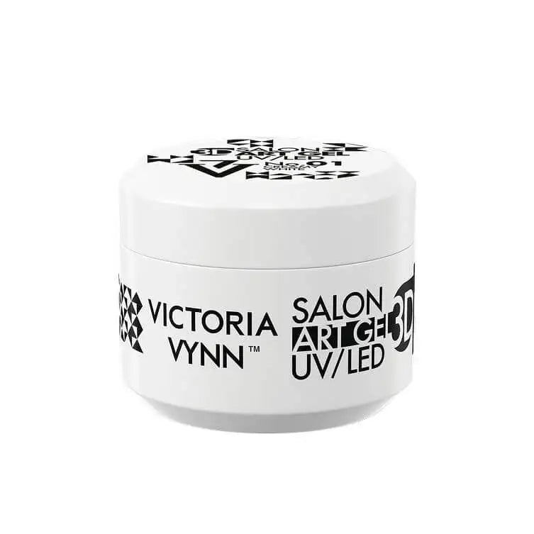 Salon Nail Art Gel 3D UV/LED Creamy White/White