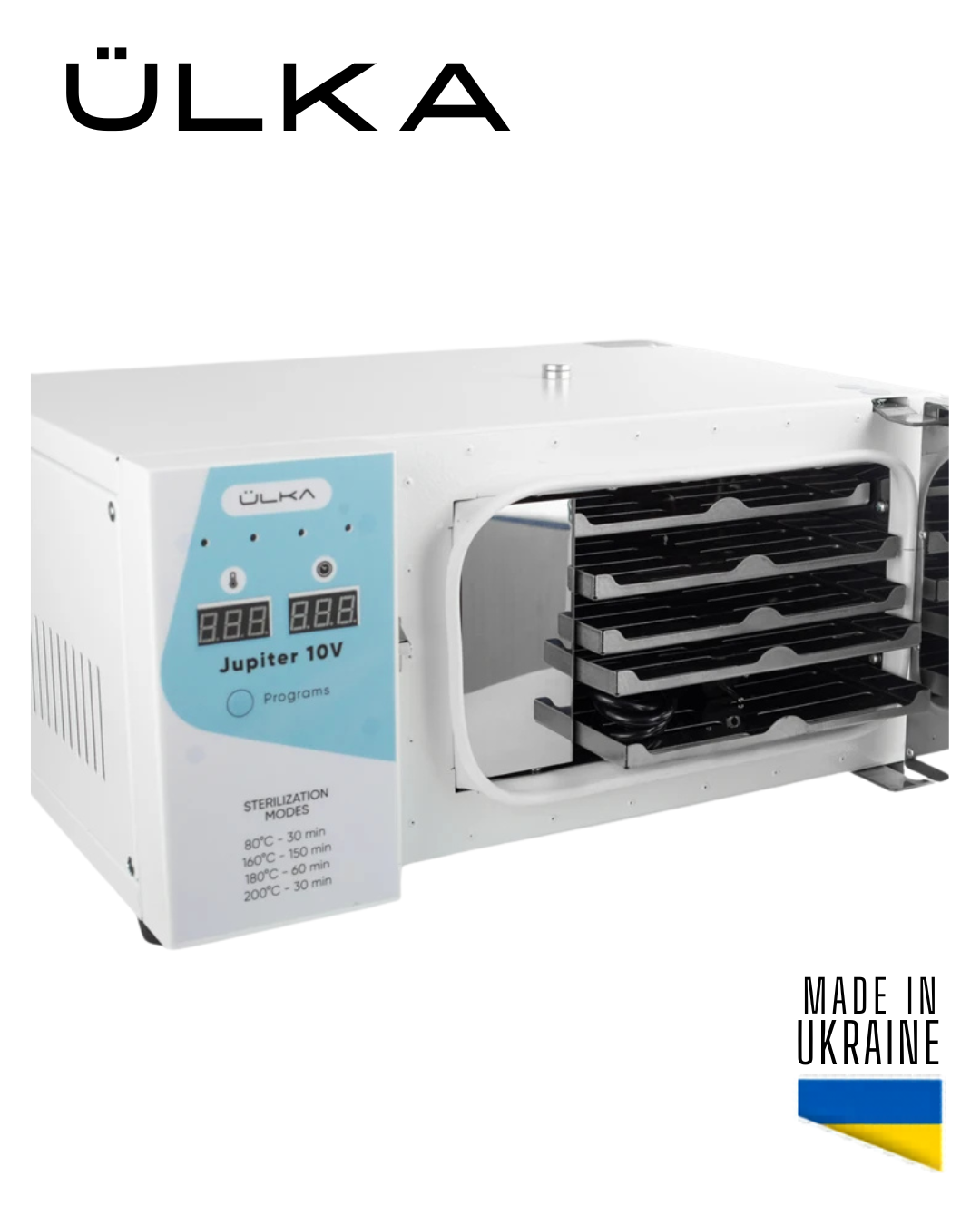 Stérilisateur chaleur sèche ÜLKA Jupiter 10V – Stérilisation outils ongles professionnelle haute capacité