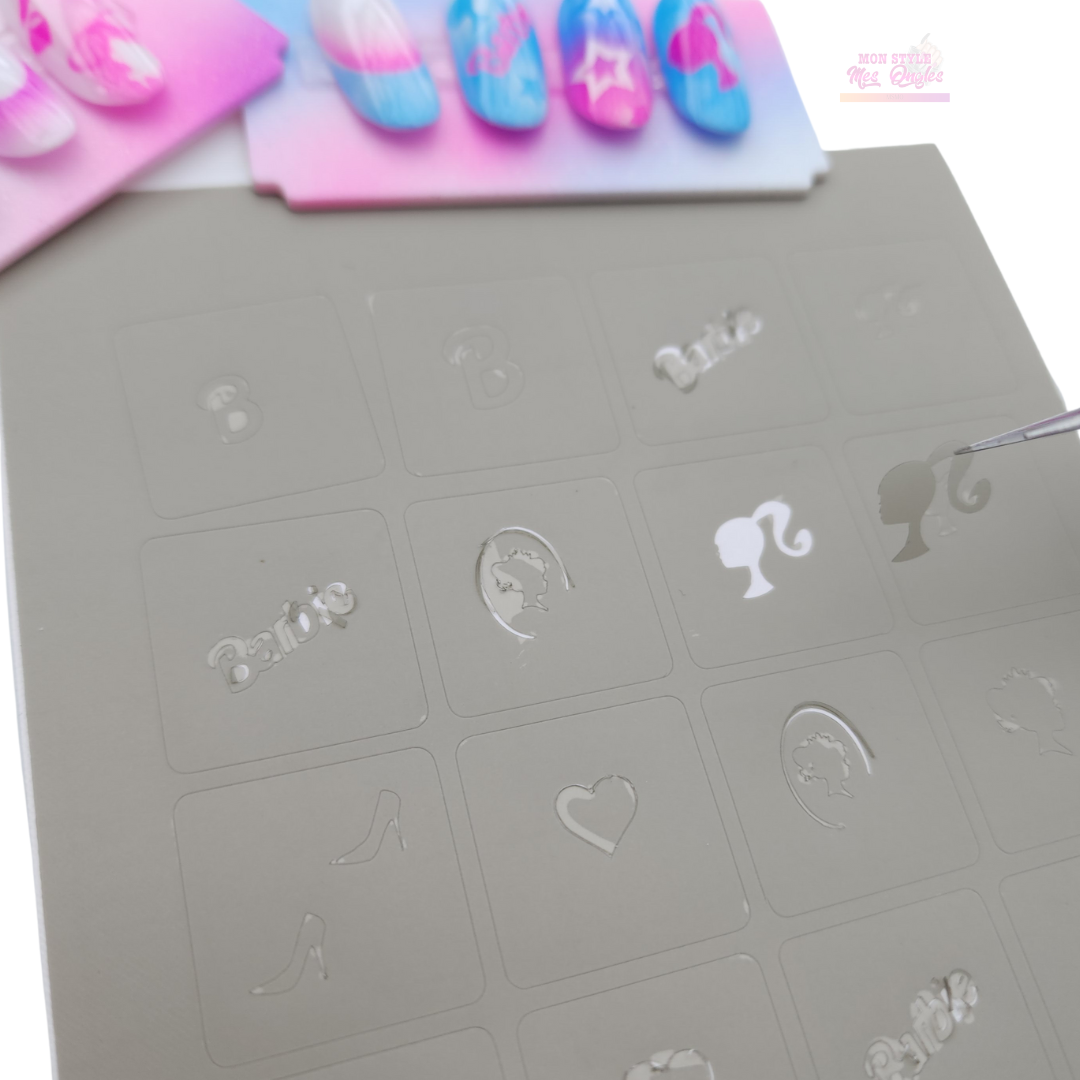 stencils reutilisable pochoir pour airbrush vendu par monstylemesongles