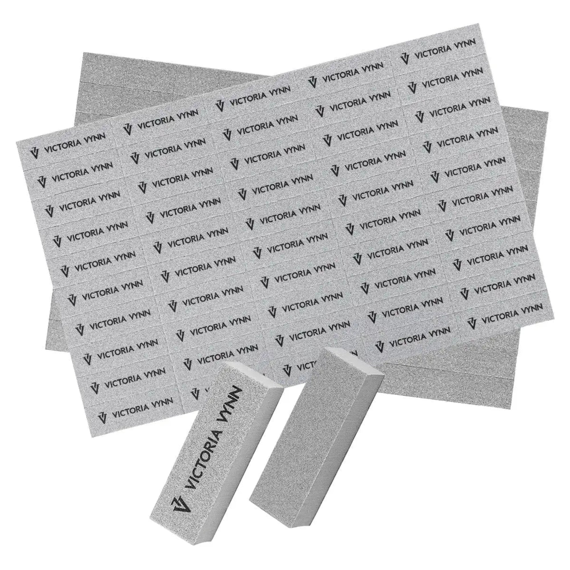 Bloc mousse mini buffer 100/180 à usage unique – paquet de 50 pcs pour onglerie professionnelle | Mon Style Mes Ongles Québec