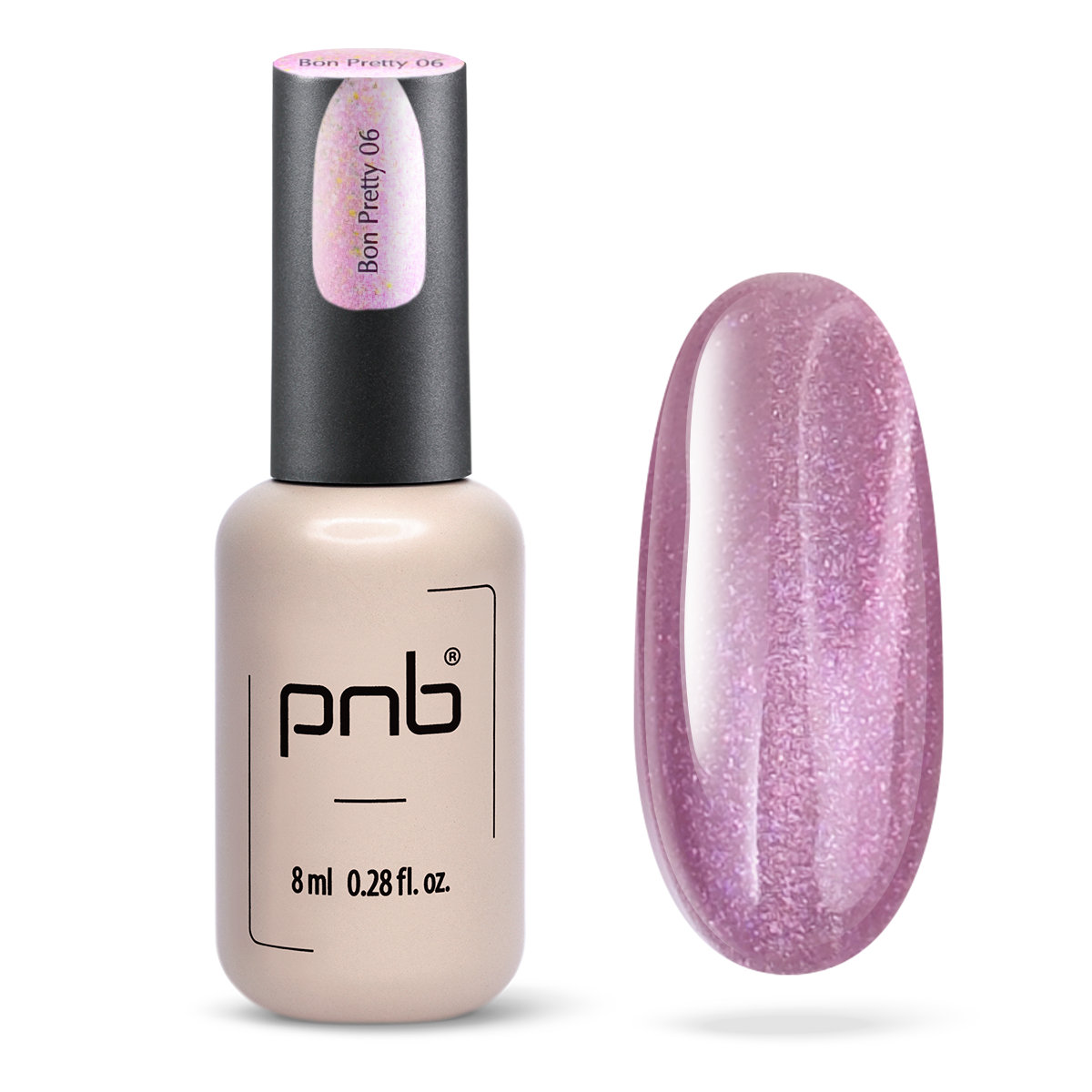 Vernis gel PNB Glamour Cat No. 06 Bon Pretty 8ml