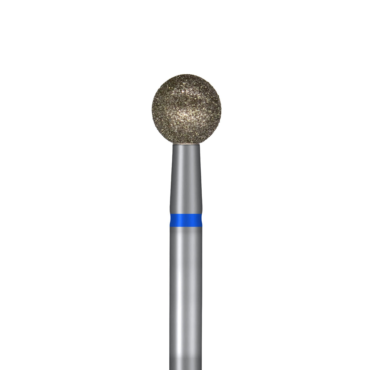 Boule bleue 5.0 – gros plan du grain diamant, du col et de la bague colorée | Mon Style Mes Ongles
