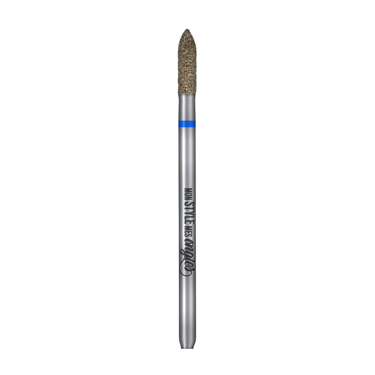 Torpille bleue grain moyen – embout pour lime électrique à ongles | Mon Style Mes Ongles