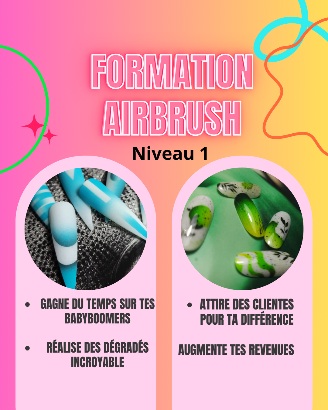 Formation air brush niveau 1 (présentiel et en ligne)