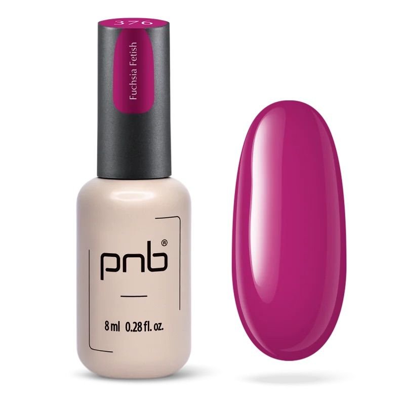 Vernis gel PNB No. 376 Fuchsia Fetis 8ml