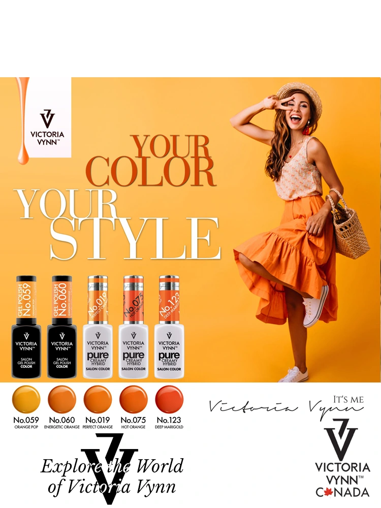 Perfect Orange 019 — Victoria Vynn Pure Creamy Hybrid | Orange éclatant  audacieux