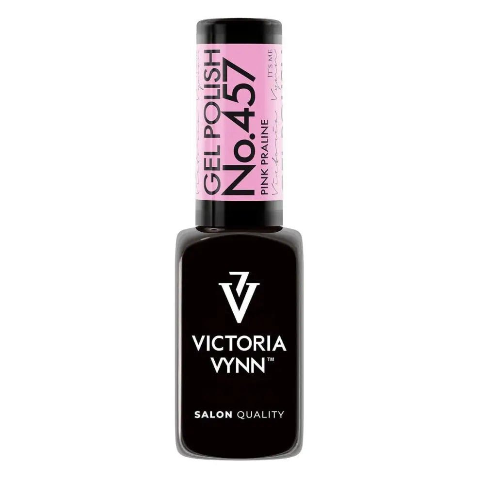 Vernis gel Victoria VYNN No. 457 Pink Praline – rose gourmand élégant | Gel polish professionnel Québec
