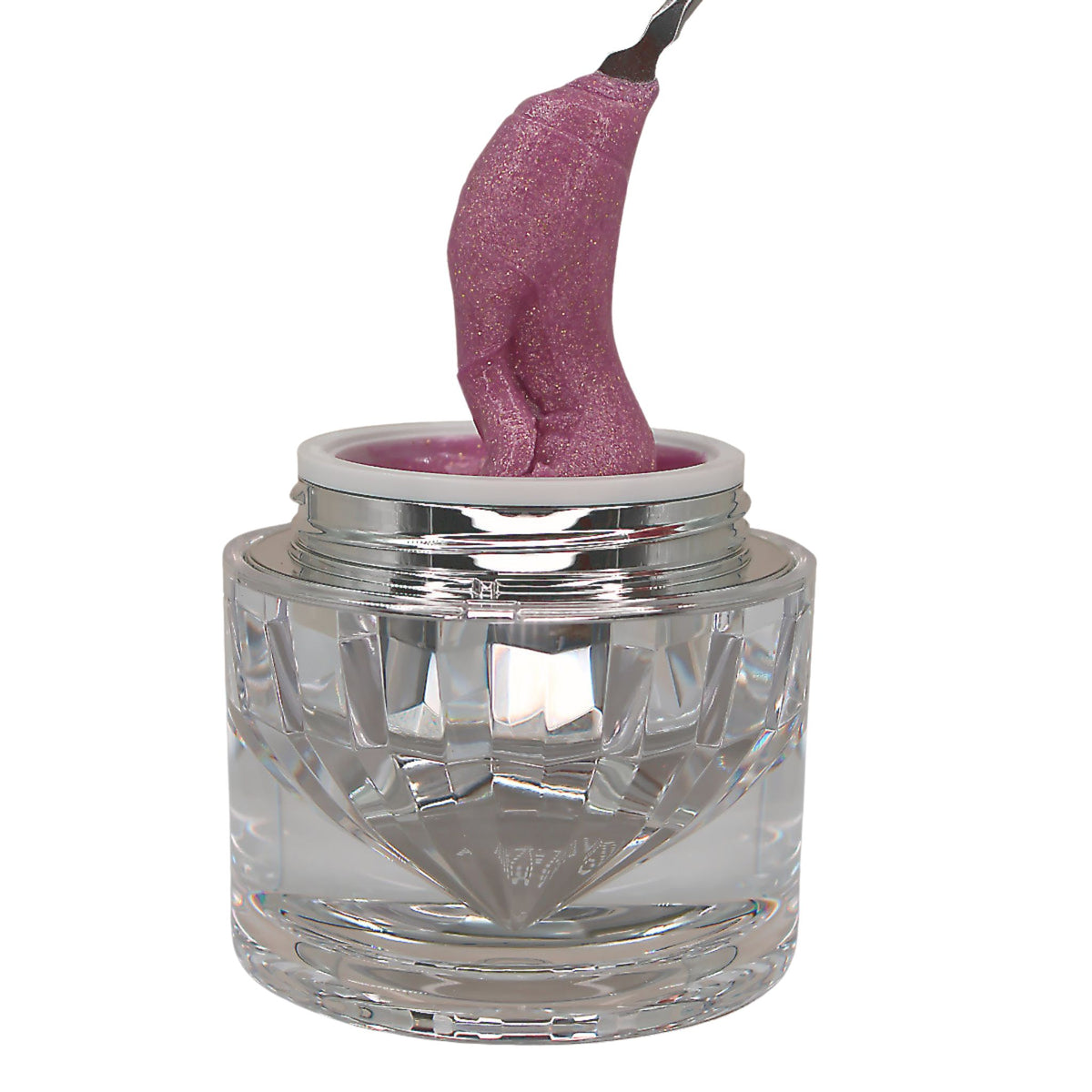 Polygel Golden Pink en pot, gel de construction rose doré | Chriis-Esthetic, vendu par mon style mess ongles a quebec