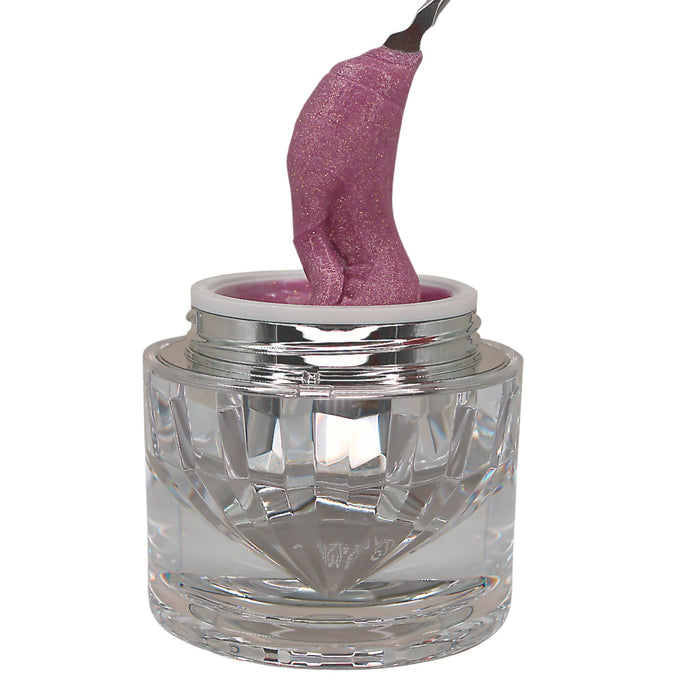 Polygel Golden Pink en pot, gel de construction rose doré | Chriis-Esthetic, vendu par mon style mess ongles a quebec