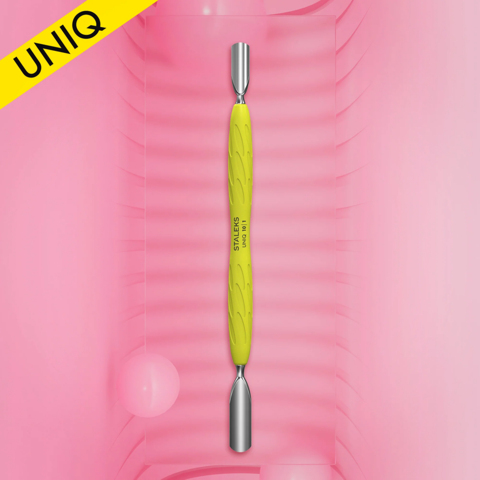 Repousse-manucure Staleks PRO Gummy UNIQ 10 TYPE 1 – Manche Silicone Jaune
