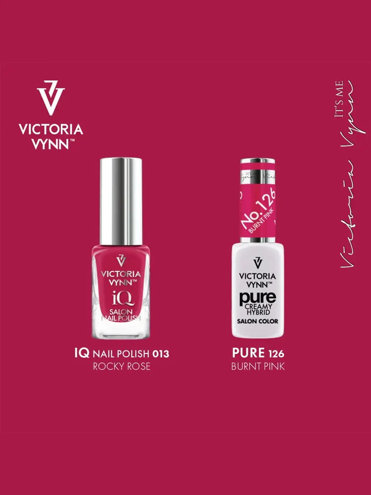 Victoria VYNN Lot de 2 vernis à ongles Pure Creamy Hybrid 126 + iQ 13