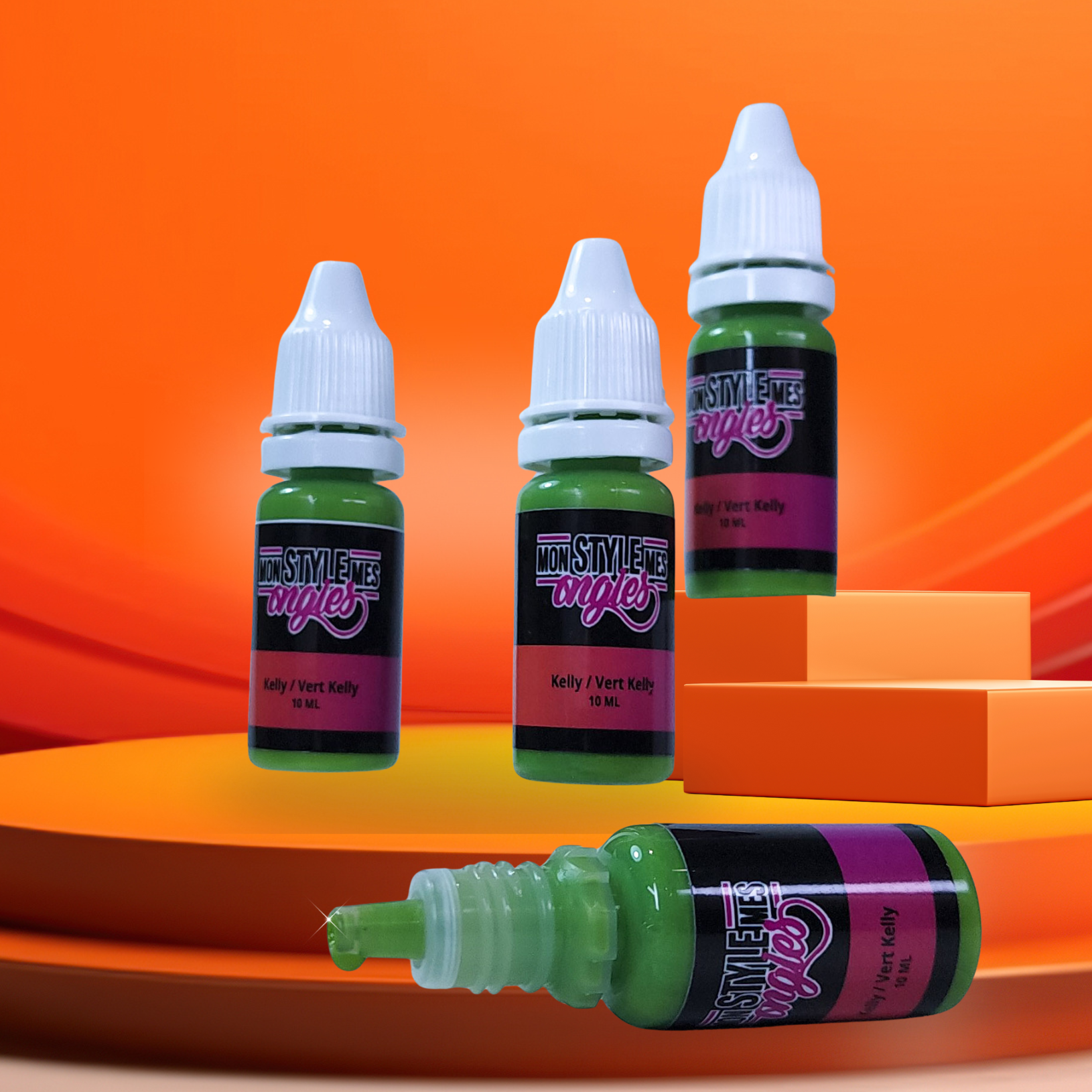 Ensemble complet – 15 couleurs de peinture Airbrush MSMO (10 ml) – ultra pigmentées, prêtes à l’emploi