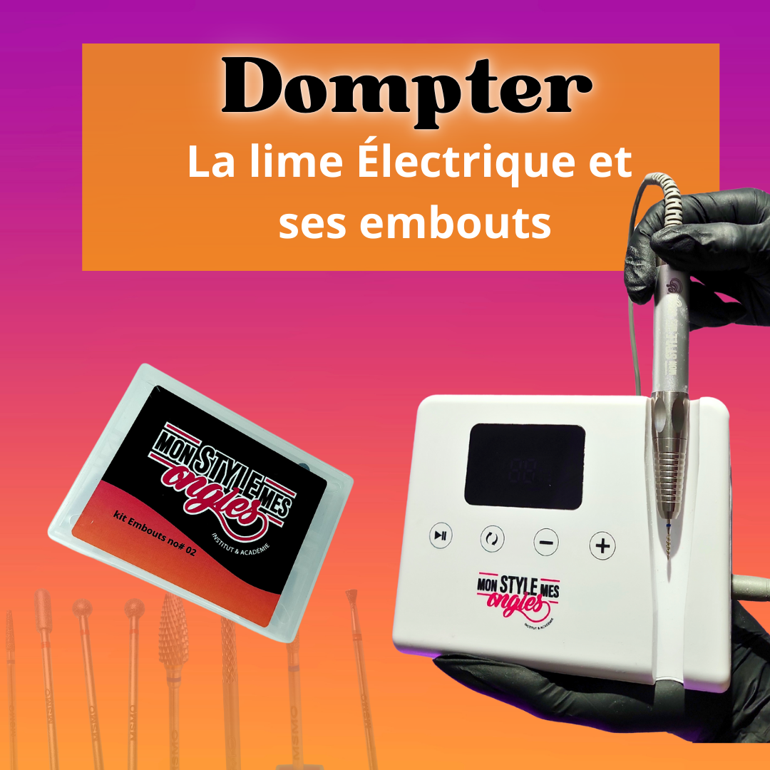 La lime électrique et ses embouts