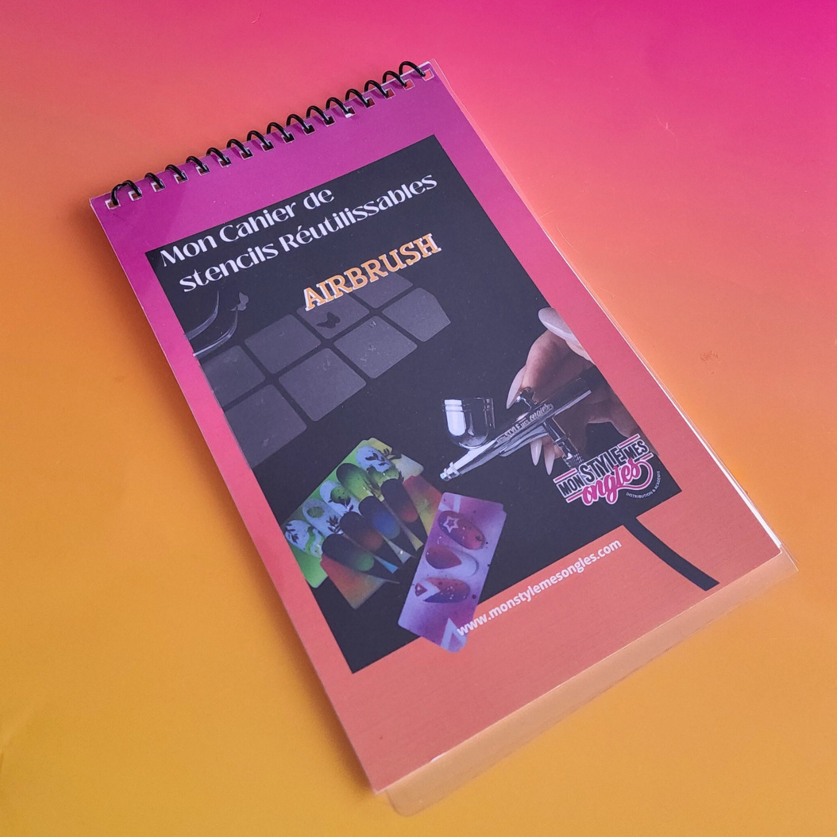 Cahier de rangement pour stencils réutilisables – Airbrush  & nail art