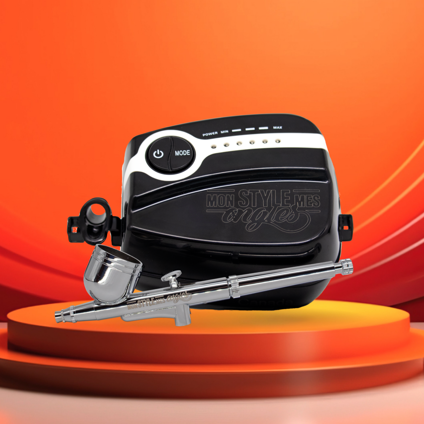 Machine Airbrush MSMO - pour ongles- Aérographe- Précision, puissance et créativité au bout des doigts